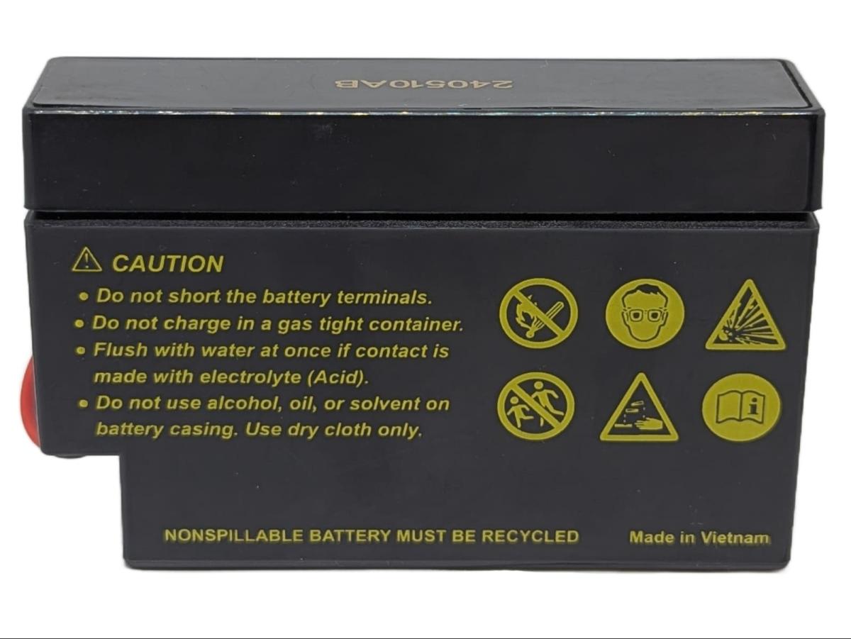 Akku kompatibel HP0.7-12P 12V 0,8Ah 800mAh JST AGM Blei Accu Batterie